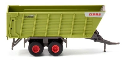 WIKING 038198 Scala HO Rimorchio agricolo a due assi Claas Cargo 750 - Immagine 1 di 3