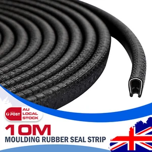 32ft Pinch Weld Silicone Seal Trim Strip Car Door Hood Toolbox Metal Edge - Picture 1 of 17
