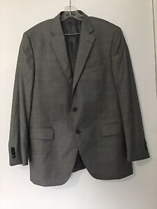 Peter Millar Men’s Gray 100% Wool Sport Coat Blazer Suit Jacket Size 42R