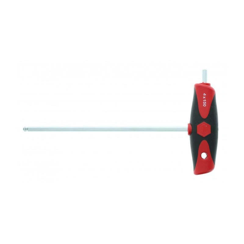 Wiha Tools 54042 Soft Grip Dual Drive Ball End Hex T-Handle 4.0mm - Image 1 of 1