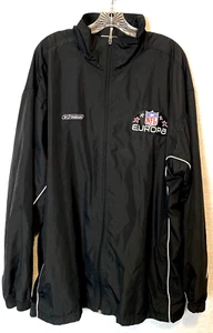 Giacca ricamata vintage Reebok NFL Europe Europa Football League taglia 2XL - Foto 1 di 8