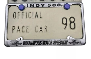 1979 Indiana SAMPLE License Plate 1998 Official Pace Car Indy 500 ***READ READ** - Picture 1 of 1