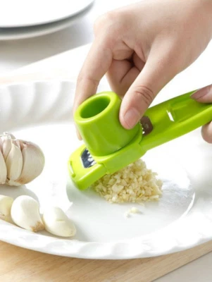 1 PC Garlic Press Crusher - Multi-Function Slicer, Mincer & Grater for Kitchen! - Image 1 of 3