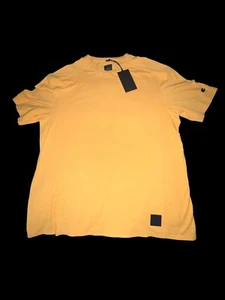 CHAMPION BLACK LABEL NBA Processed Sportswear Elevated Yellow Stretch T-Shirt XL - Picture 1 of 11