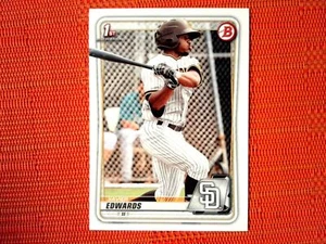 2020 Bowman #BP-10 Xavier Edwards - San Diego Padres (Base) - Picture 1 of 2