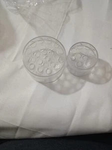Große Acryl Blumenfrosch Neu 2er Set Basteln Vase - Bild 1 von 7