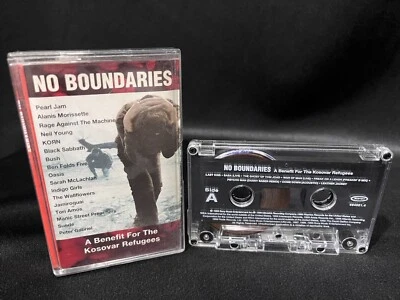 No Boundaries A Benefit for the Kosovar Refugees Cassette Tape (Epic 1999) - Image 1 of 4