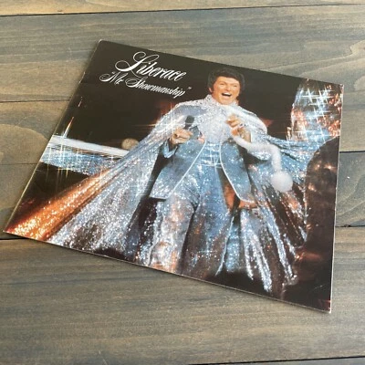 Folleto de concierto de recuerdo vintage 1970 Liberace Mr. Showmanship Las Vegas Reno Foto 1 de 4