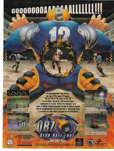 DBZ Dead Ball Zone Videospiel Printanzeige 1998 Poster Promo Ad - Bild 1 von 1