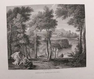 Engraved Original Seicento Bolognese Grimaldi Eichler Marchais - Picture 1 of 2