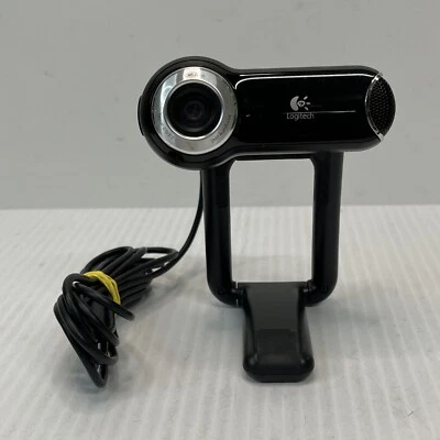  Logitech QuickCam Pro 9000 HD USB Webcam V-UBM46 Carl Zeiss 2MP Autofocus Lens - Image 1 of 4