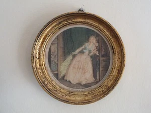 + Petite gravure romantique Schlumberger d'après Fragonard + - Bild 1 von 7