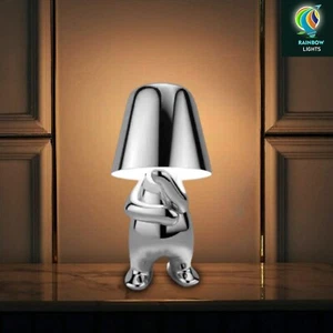 Silver Color Thinker Nightshade LED Desk Lamp With Touch Control Feature - Picture 1 of 8