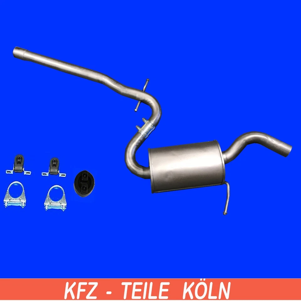 Silencieux Central VW Golf V VI Variant (1K5) JETTA III (1K2) Diesel + Ensemble - Photo 1/1