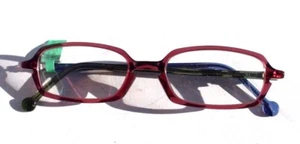 New Vtg 2001 L.A. Eyeworks Retro Eyeglasses - PINK BLUE GREEN Slide 188 Glasses - Picture 1 of 2