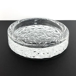 Vintage Iittala Glass Ashtray by Timo Sarpaneva - Imagen 1 de 5