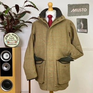 Abrigo de campo impermeable MUSTO Technical para hombre (L) Shooting TWEED - Imagen 1 de 21
