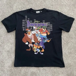 T-shirt Disney Darkwing Duck grande nera manica corta - Foto 1 di 12