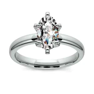 Anello di fidanzamento diamante 1,50 ct certificato IGI coltivato in laboratorio taglio ovale platino 950 - Foto 1 di 9