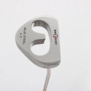One Shot Blue Steel I-7 Putter 33 Inches 33" Steel Shaft Right Handed P-146483 - Picture 1 of 7
