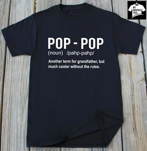 Pop Pop Definition T-Shirt Funny Grandpa Poppy Grandfather Papa Fathers Day Gift - Picture 1 of 3
