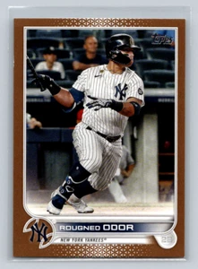 2022 Topps Series 1 #5 Rougned Odor -Gold Foil 1404/2022-Yankees - Picture 1 of 2