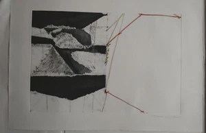 Martini Sandro "Duale" 1976 Acquaforte/Acquatinta. Copia:XIV/XXXIII. Grafica Uno - Imagen 1 de 2
