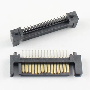 5Pcs Sata 15 Pin DIP Type Male Straight Adapter Connector For Hard Drive HDD - Bild 1 von 6