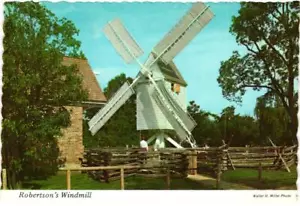Robertson's Windmill Williamsburg Virginia Postcard - Picture 1 of 2