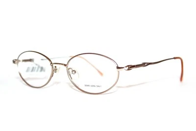 NUEVAS GAFAS MUJER ECCA WM 5038 SND MARRÓN CLARO METAL RX MARCOS OVALADOS 49-18-135 Foto 1 de 4