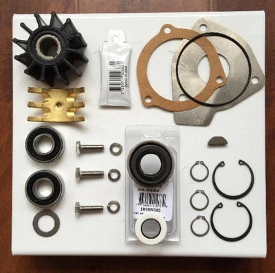 Sherwood Raw Water Pump Rebuild kit OEM Parts 23979 12665 G15 G21 G30 J70 K75B - Image 1 of 3