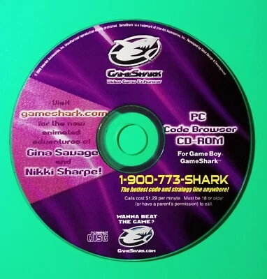 GameShark Video Game Enhancer Game Boy (Disc Only) PC Code Browser CD-ROM  - Image 1 of 2