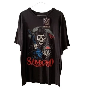Sons of Anarchy Reaper Crew Graphic T Shirt Men’s Sz 2XL Black Biker TV Licensed - Picture 1 of 9