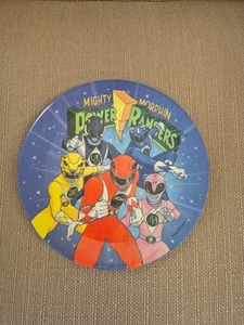 Mighty Morphin Power Rangers 1994 Saban Childrens Plastic Plate USA Vintage - Picture 1 of 3