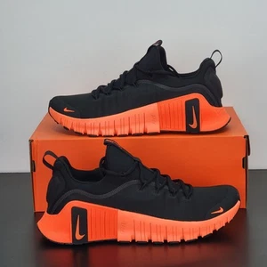 Nike Free Metcon 6 Para hombres Talla 11 Zapatos para Correr Negro Naranja Tenis Atléticos - Imagen 1 de 8