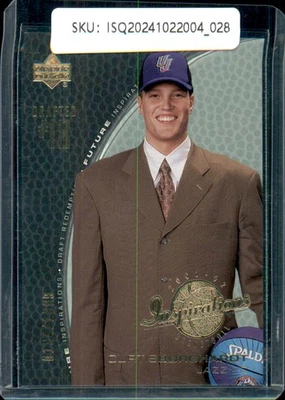 2001 Upper Deck -02 Inspirations Curtis Borchardt /1999 Drafted #18 #165 - Image 1 of 2