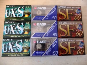 9 Cassettes audio SONY TDK BASF / worldwide shipping - Photo 1/5
