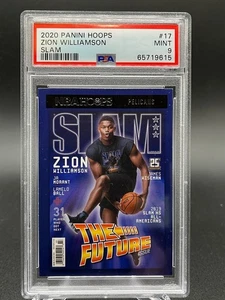 2020-21 Panini NBA Hoops Slam Zion Williamson #17 PSA 9 MINT - Bild 1 von 2