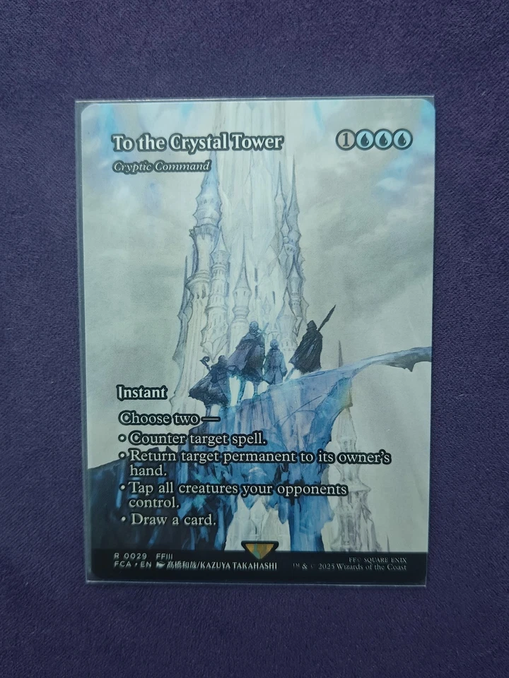 MTG, To the Crystal Tower - Cryptic Command (Showcase) 29 NM Final Fantasy - Image 1 of 1