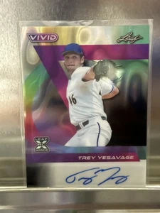 2024 Leaf Vivid Autographs Trey Yesavage #BA-TY1  4/5 - Picture 1 of 2