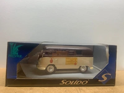 SOLIDO MODIFIÉ VOLKSWAGEN COMBI SCHLENKERLA 1/18 EN BOITE gé E1 - Photo 1/4