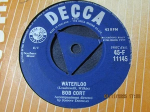 BOB CORT-WATERLOO-DECCA TRI - Picture 1 of 2