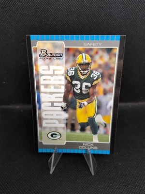 2005 Bowman Nick Collins #236 Rookie RC GREEN BAY PACKERS - Image 1 of 2