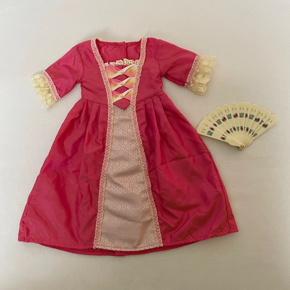 Кукла American Girl Elizabeth Cole платье и вентилятор для встречи - Изображение 1 из 1