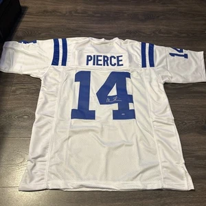 Camiseta de fútbol blanca firmada autografiada por Alec Pierce de los Indianapolis Colts OKA - Imagen 1 de 7