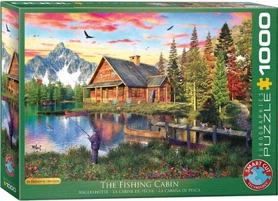 1000piece jigsaw puzzle fishing hut 6000-5376 - Image 1 of 3