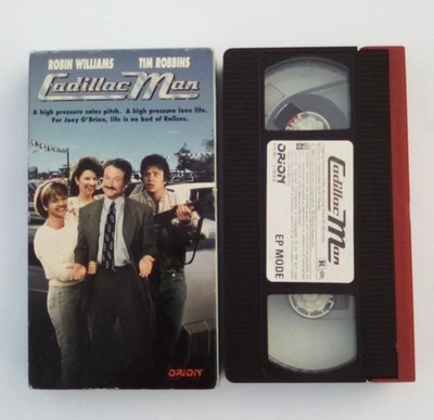Cadillac Man (Used VHS 1990) Robin Williams Tim Robbins Used Car Sales Comedy - Image 1 of 4