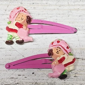 Pinza de pelo vintage de fresa de los 80 1982 AGC TAIWAN - Imagen 1 de 10