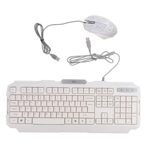 1 Setzen Computertastatur ergonomische RGB -Multimedia -Tastatur - - Afbeelding 1 van 12