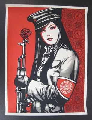 Shepard Fairey - Peace Guard Print Poster 2005 Open Edition Siebdruck - Bild 1 von 4